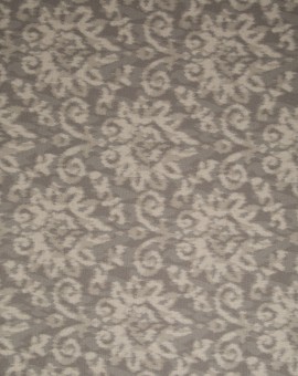 LINHO TRAMADO ESTAMPADO IKAT CINZA