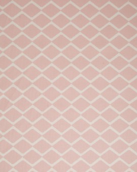 LINHO TRAMADO ESTAMPADO GEOMETRICO LOSANGO ROSA