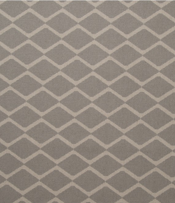 LINHO TRAMADO ESTAMPADO GEOMETRICO LOSANGO CINZA